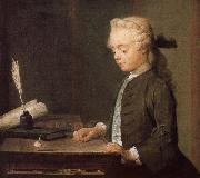 Jean Baptiste Simeon Chardin PLAYING gyro juvenile china oil painting artist